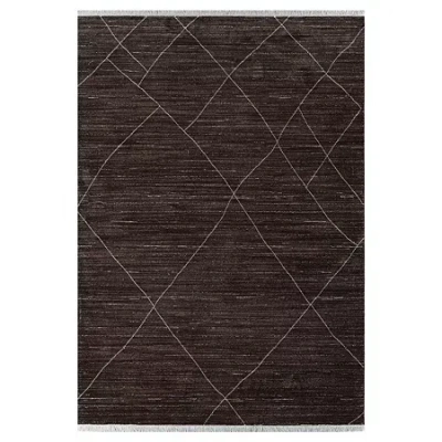 Couristan Diamante Geo Linear Indoor Rectangular Accent Rug In Brown