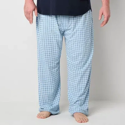 Stafford Mens Big And Tall Pajama Pants In Blue
