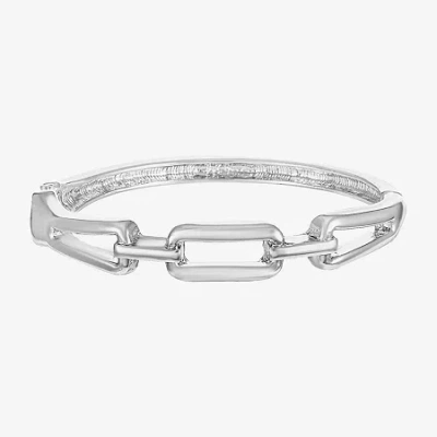 Liz Claiborne Link Womens Rectangular Bangle Bracelet In Multi