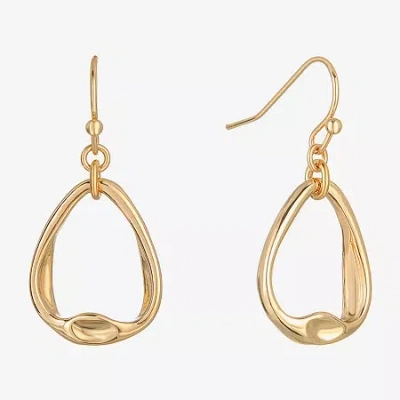 Liz Claiborne Womens Drop Earrings In Gold