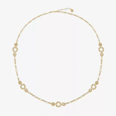 Liz Claiborne Womens 36 Inch Strand Necklace In Gold