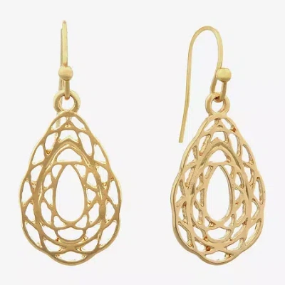 Liz Claiborne Womens Drop Earrings In Yellow