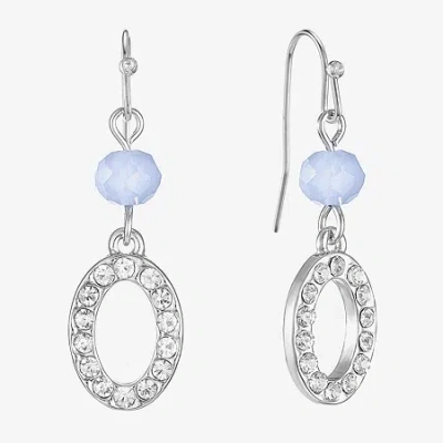 Liz Claiborne Womens Drop Earrings In Blue