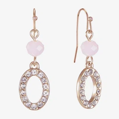 Liz Claiborne Womens Drop Earrings In Neutral