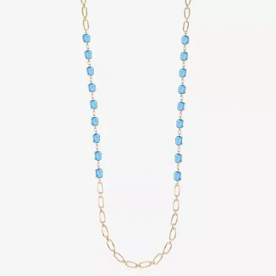 Liz Claiborne Womens 36 Inch Strand Necklace In Gold