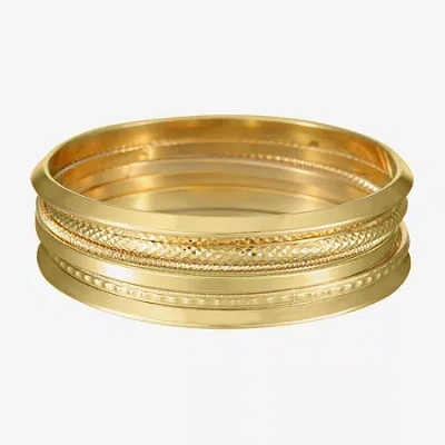 Liz Claiborne Womens 6-pc. Bracelet Set In Yellow