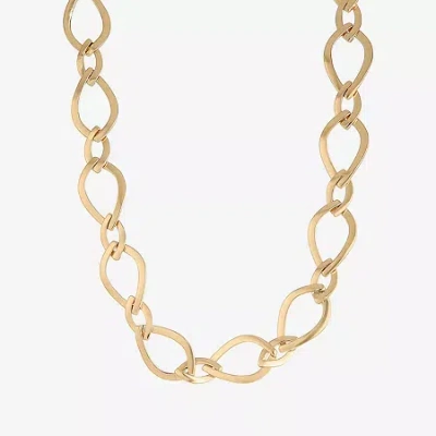 Liz Claiborne Womens 17 Inch Collar Necklace In Gold