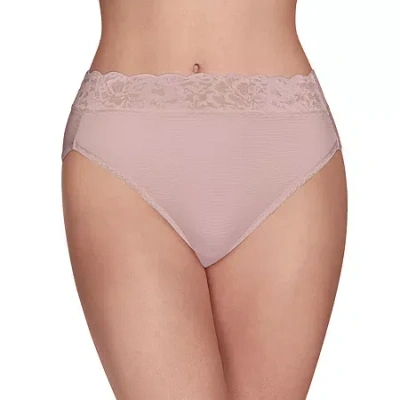 Vanity Fair Flattering Lace Hi-cut Panties - 13280 In Neutral