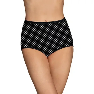 Vanity Fair Body Shine Illumination Briefs - 13109 In Black