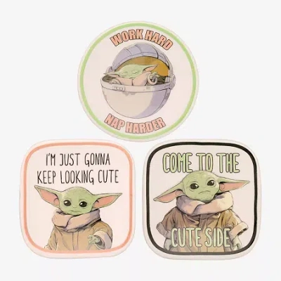 Star Wars Baby Yoda 3-pc. Jewelry Tray Set In Multi