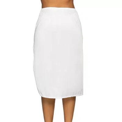 Vanity Fair 28" Half Spinslip - 11760 In White