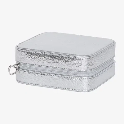 Mele & Co Luna Mirrored Jewelry Travel Case In Metallic