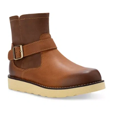 Eastland Womens Angie Flat Heel Chelsea Boots In Brown