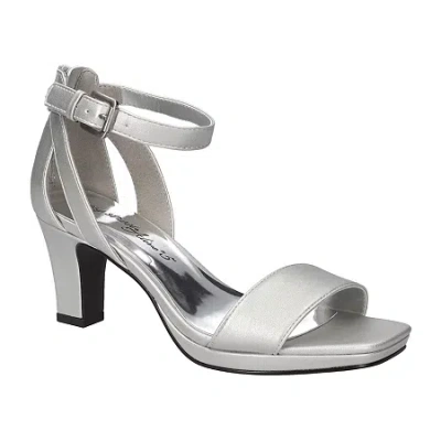 Easy Street Womens Ro Heeled Sandals In Gray