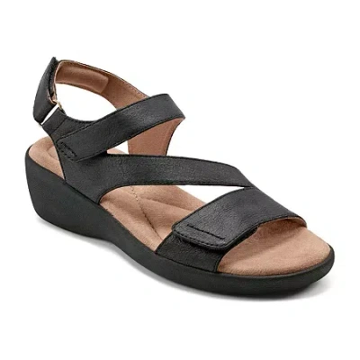 Easy Spirit Womens Kimberly Strap Sandals In Black
