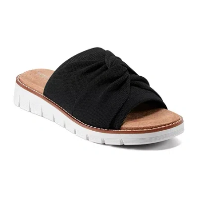 Easy Spirit Josy Platform Slide Sandal In Black