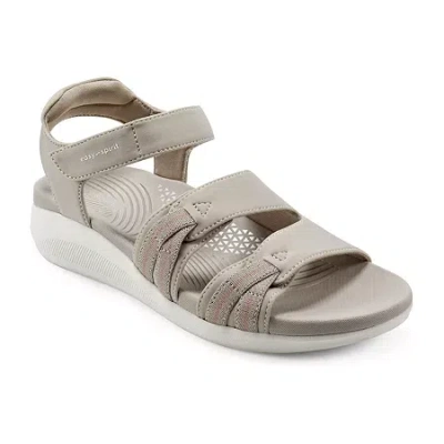 Easy Spirit Womens Weber Strap Sandals In Gray