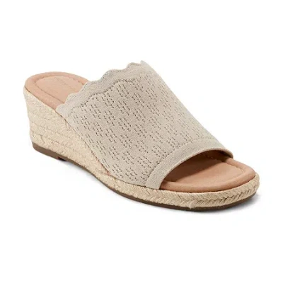 Easy Spirit Womens Samari Wedge Sandals In Neutral
