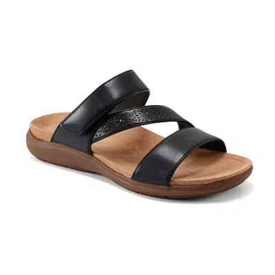 Easy Spirit Womens West Slide Sandals In Black