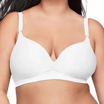 Warner's Play It Cool Stay Cool And Dry Wireless Lift Comfort Bra Rn3281a In White