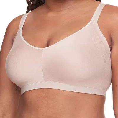 Warner's Easy Does It Underarm-smoothing With Seamless Stretch Wireless Lightly Lined Comfort Bra Rm3911a In Brown