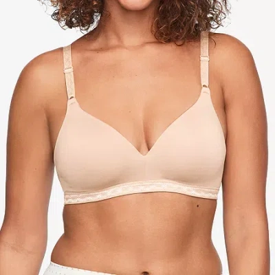 Warner's Cloud 9 Super Soft Wireless Lightly Lined Comfort Bra 1269 In Sand