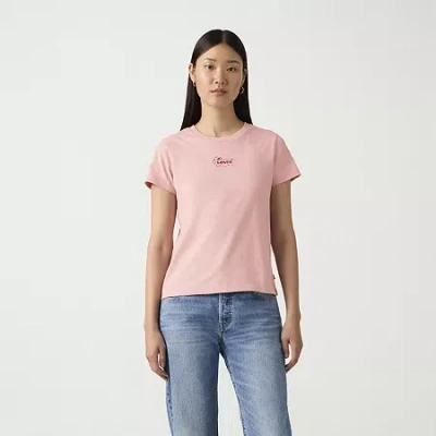 Levi 's Women's Short Sleeve Perfect T-shirt In Pink