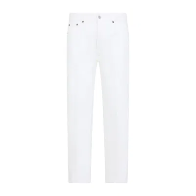 Celine Boyfriend Jeans 001 In Cotton Denim In White