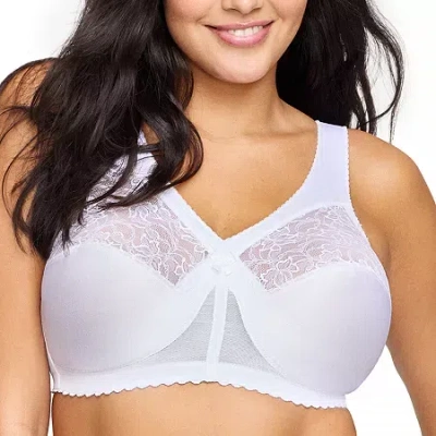 Glamorise Magiclift Original Support Wirefree Bra-1000 In White