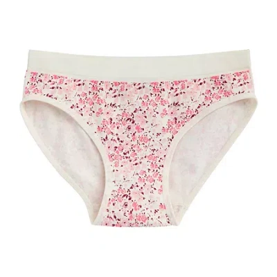 Maidenform Little & Big Kid Girls Seamless Hipster Panty Rj4101-998 In Pink