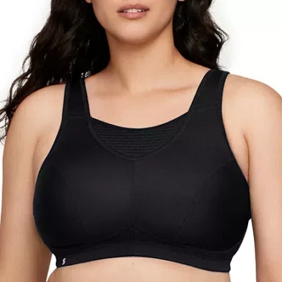Glamorise Elite Performance Camisole Womens Medium Support Full Coverage Unlined Wireless Sports Bra 1067 In Black