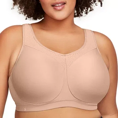 Glamorise High Impact Wonderwire Sports Underwire Bra-9066 In Sand