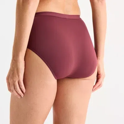 Liz Claiborne Cool Touch Womens Brief Panty 351829 In Red