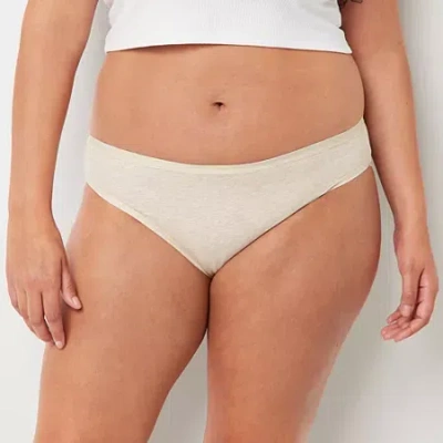 Ambrielle Cotton Bikini Panty In Sand