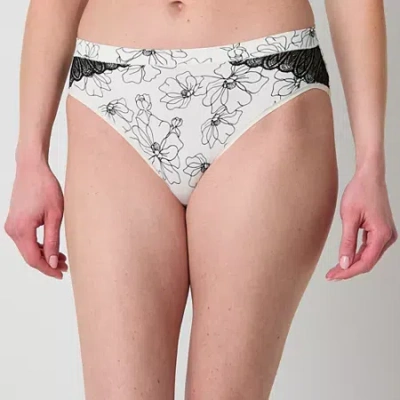 Ambrielle Supersoft High Cut Panty In White