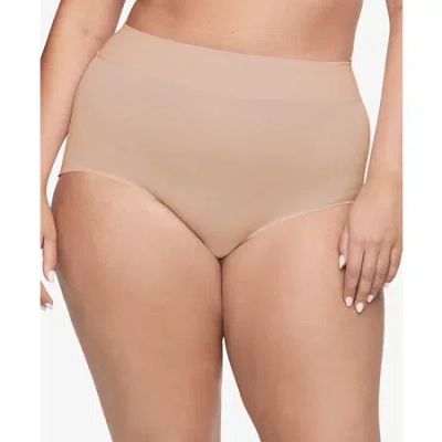 Warner's No Pinching No Problems Digfree Comfort Waist Microfiber Brief 5738 In Sand