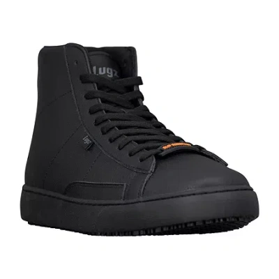 Lugz Drop Hi Slip Resistant Mens Closed Toe Work Shoes In Black