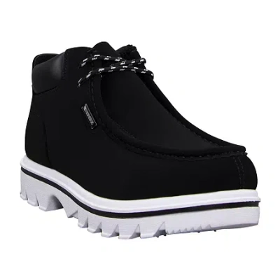 Lugz Mens Fringe Flat Heel Lace Up Boots In Multi