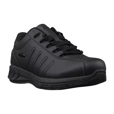 Lugz Grapple Slip Resistant Mens Round Closed Toe Work Shoes In Black