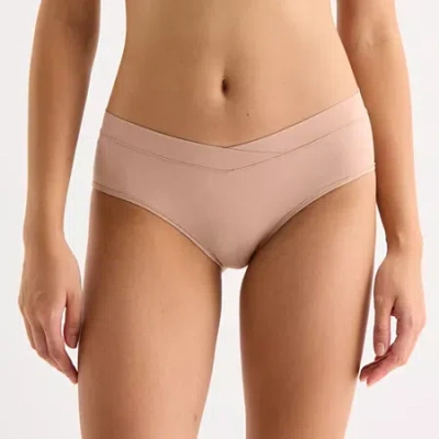 Arizona Body Cloud Kissed Shine Hipster Panty In Brown