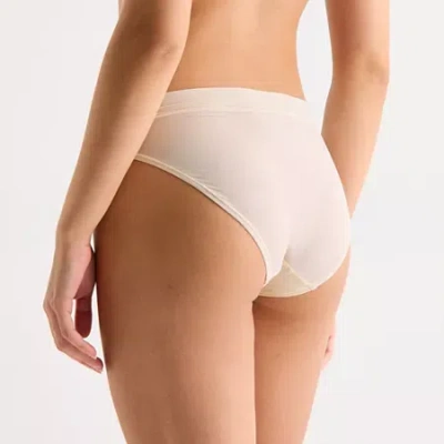 Arizona Body Cloud Kissed Shine High Cut Bikini Panty In White