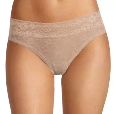 Arizona Body All Over Lace Thong Panty In Nude
