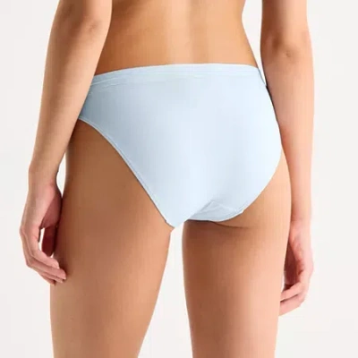 Arizona Body Cloud Kissed Shine High Cut Bikini Panty In Blue