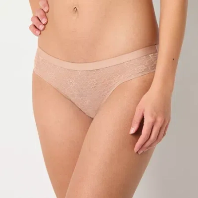 Arizona Body All Over Lace Cheeky Panty In Brown