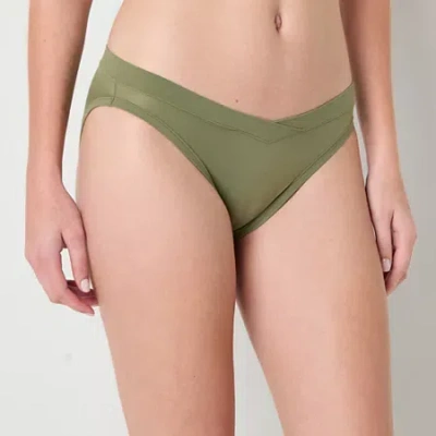 Arizona Body Cloud Kissed High Cut Bikini Panty In Green