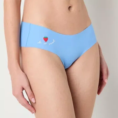 Arizona Body Juniors No Show Cheeky Panty In Blue