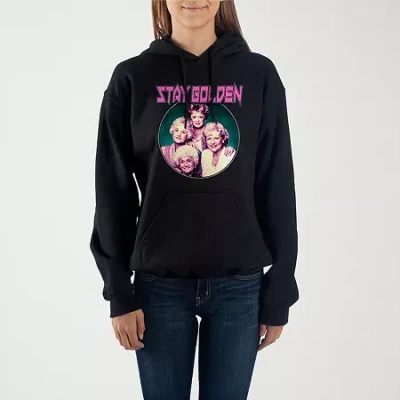 Bioworld Womens Long Sleeve Fleece Hoodie In Black