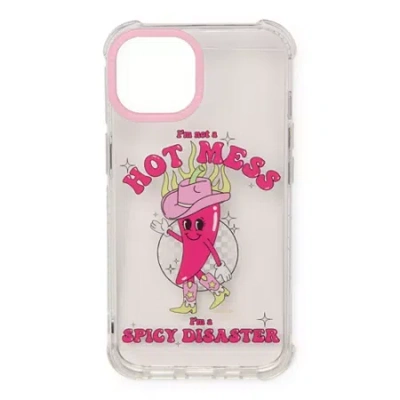 Skinnydip London Hot Mess Iphone 14 Iphone 14 Cell Phone Case In Pink
