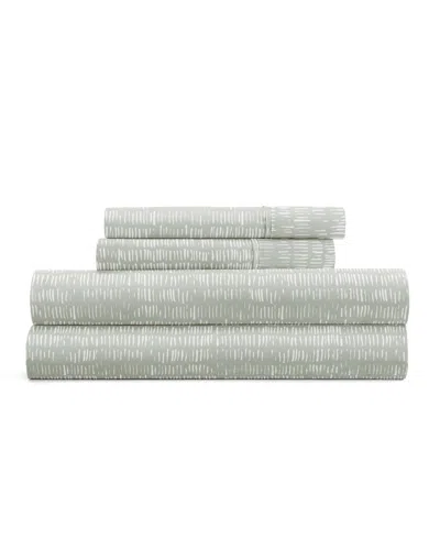 Ienjoy Home Soft Lines 4-p.c. Sheet Set, Queen In Green