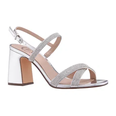 I. Miller Womens Quade Heeled Sandals In Silver